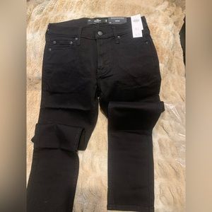 Hollister black skinny jeans